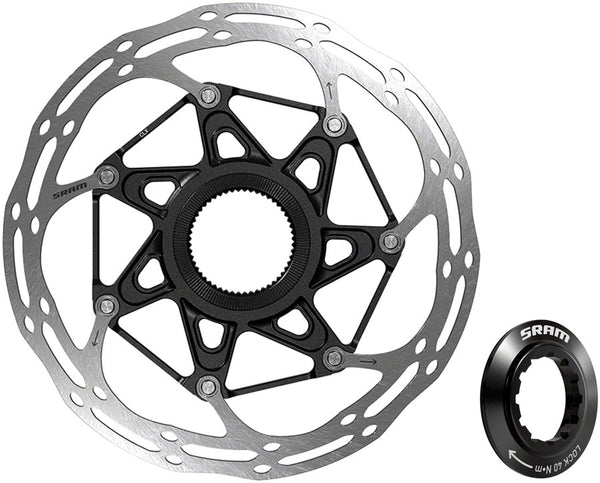 SRAM Centerline X Roter 140 160mm 計2枚セット Sram 160mm Centerline X rotors with Lockrings New Take Off パーツ