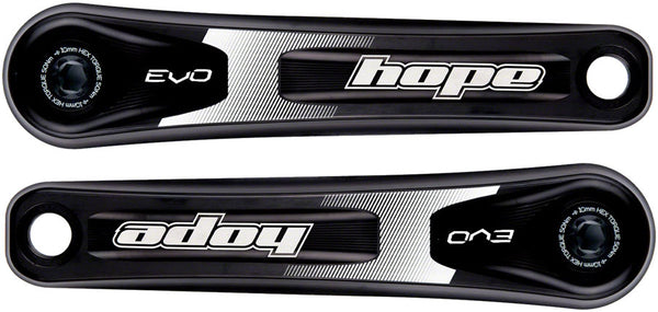 Hope Evo Crankset - 175mm, Direct Mount, 30mm Spindle, For 157mm