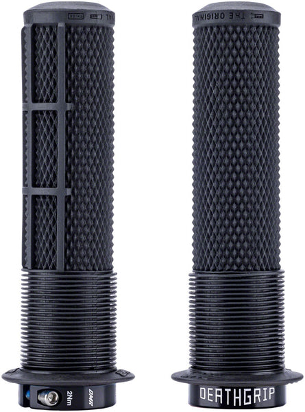 DMR DeathGrip 2 Flanged Grips - Thick, Lock-On, Black Grip Color