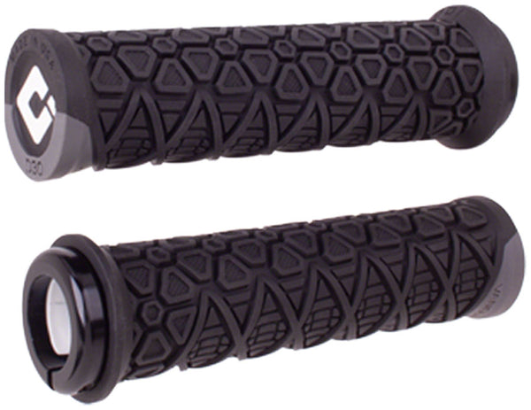 ODI Vanquish Grips - Black/Graphite, Lock-On Grip 711484196676