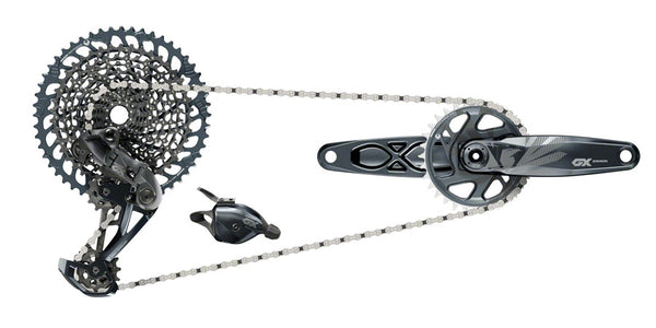 SRAM GX Eagle Groupset - 170mm Crankset, 32t, DUB, Trigger Shifter, Rear  Derailleur, 12-Speed 10-52t Cassette and