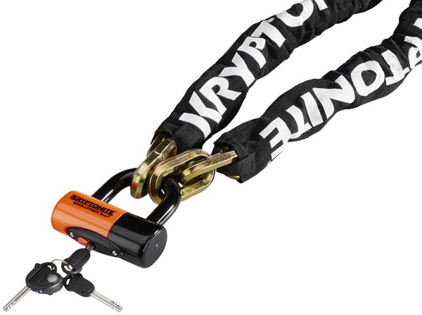 Kryptonite New York Chain 1217 and Evolution Disc Lock: 5.5