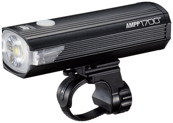 Cateye AMPP1700 Headlight - Black Headlight, Rechargeable