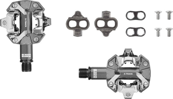 LOOK X-Track Pedals - Dual Sided Clipless, Aluminum, 9/16