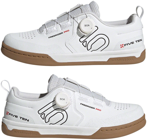 Five Ten Freerider Pro BOA Flat Shoes - Men's, FTWR White/Core
