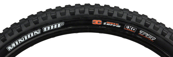Maxxis Minion DHF Tire - 26 x 2.3, Tubeless, Folding, Black, Dual