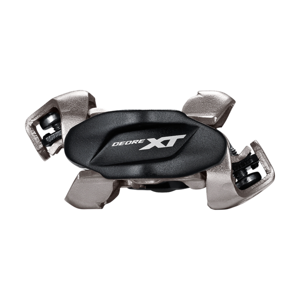shimano m8100 pedals Shimano XT M8100 Deore Clipless SPD Pedals with Cleats, Black / Silver