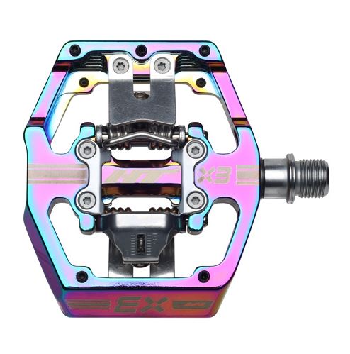 oil slick spd pedals HT X3 Clipless Pedals Oil Slick