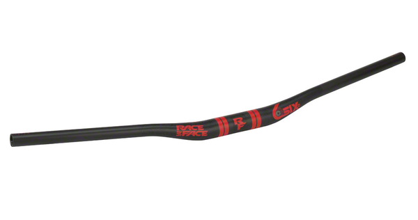 RaceFace SIXC Carbon Riser Handlebar: 35 x 820mm 20mm Rise Red