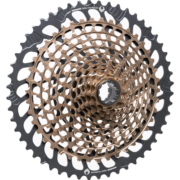 ​キャンベル SRAM XX1 Eagle XG-1299 Cassette - 12-Speed, 10-52t, Copper, For XD