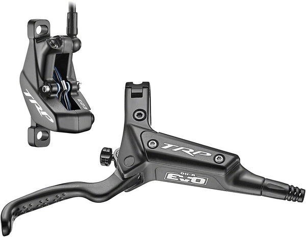 TRP DH-R EVO HD-M846 Disc Brake and Lever - Rear, Hydraulic, 4-Piston, Post  Mount, Black