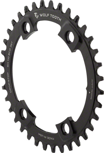 Wolf Tooth Shimano 110 Asymmetric BCD Chainring - 36t, 110