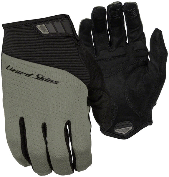 Lizard Skins Monitor Traverse Gloves - Titanium Gray, Full Finger, X-Large