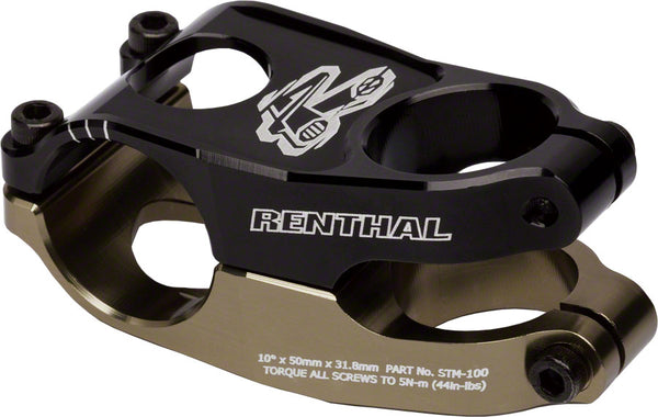 Renthal Duo Stem: 50mm, +10 degree, 31.8mm, 1-1/8