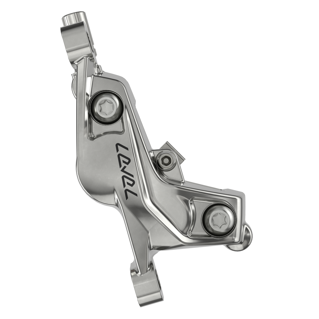 SRAM Level Ultimate Stealth Disc Brake Caliper Assembly - Front/Rear, Post Mount, 4-Piston, Silver, C1 MPN: 11.5018.056.018 UPC: 710845891373 Disc Brake Calipers Level Stealth Series Disc Brake Calipers