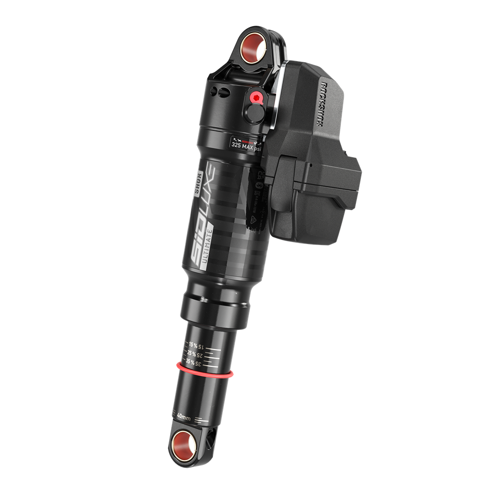 RockShox SIDLuxeUltimate Flight Attendant - 190x45 Solo Air, Battery, Charger, A3 - Pivot Mach 4 SL 2023+ MPN: 00.4118.544.004 UPC: 710845929373 Rear Shock SidLuxe Ultimate Flight Attendant