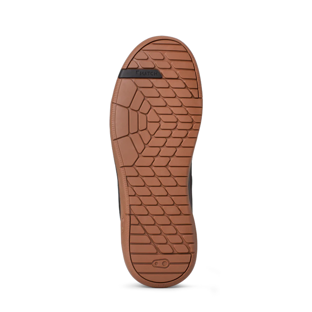 Crank Brothers Stamp Street Fabio Men's Flat Shoe - Black/Gum - Flat Shoe - Stamp Street Fabio Shoe