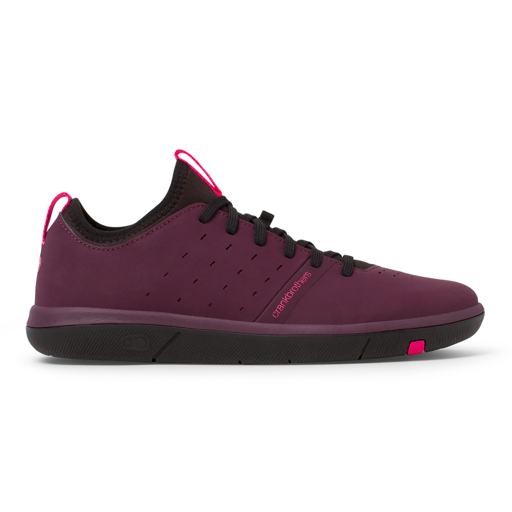 Crank Brothers Stamp Street Fabio Men's Flat Shoe - Purple / Pink Flat Shoe Stamp Street Fabio Shoe