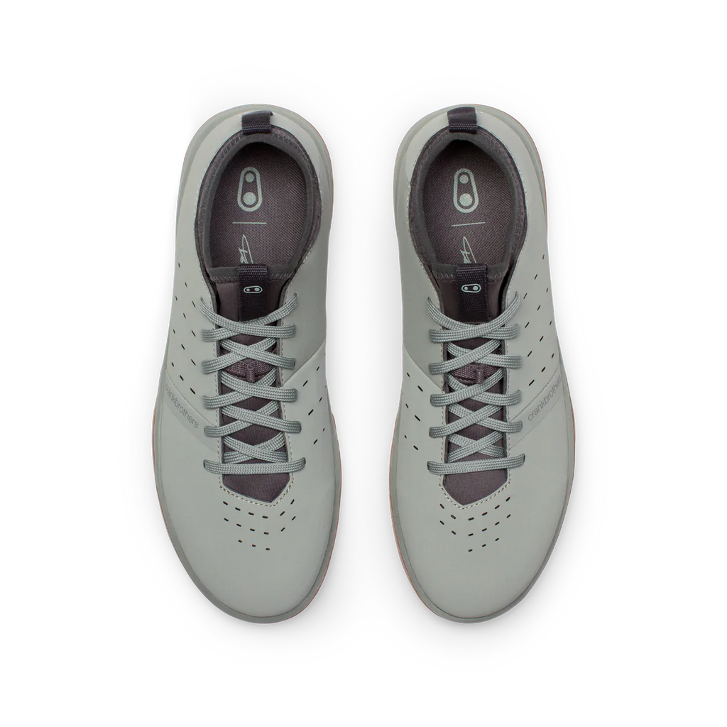 Crank Brothers Stamp Street Fabio Men's Flat Shoe - Sage/Gum - Flat Shoe - Stamp Street Fabio Shoe