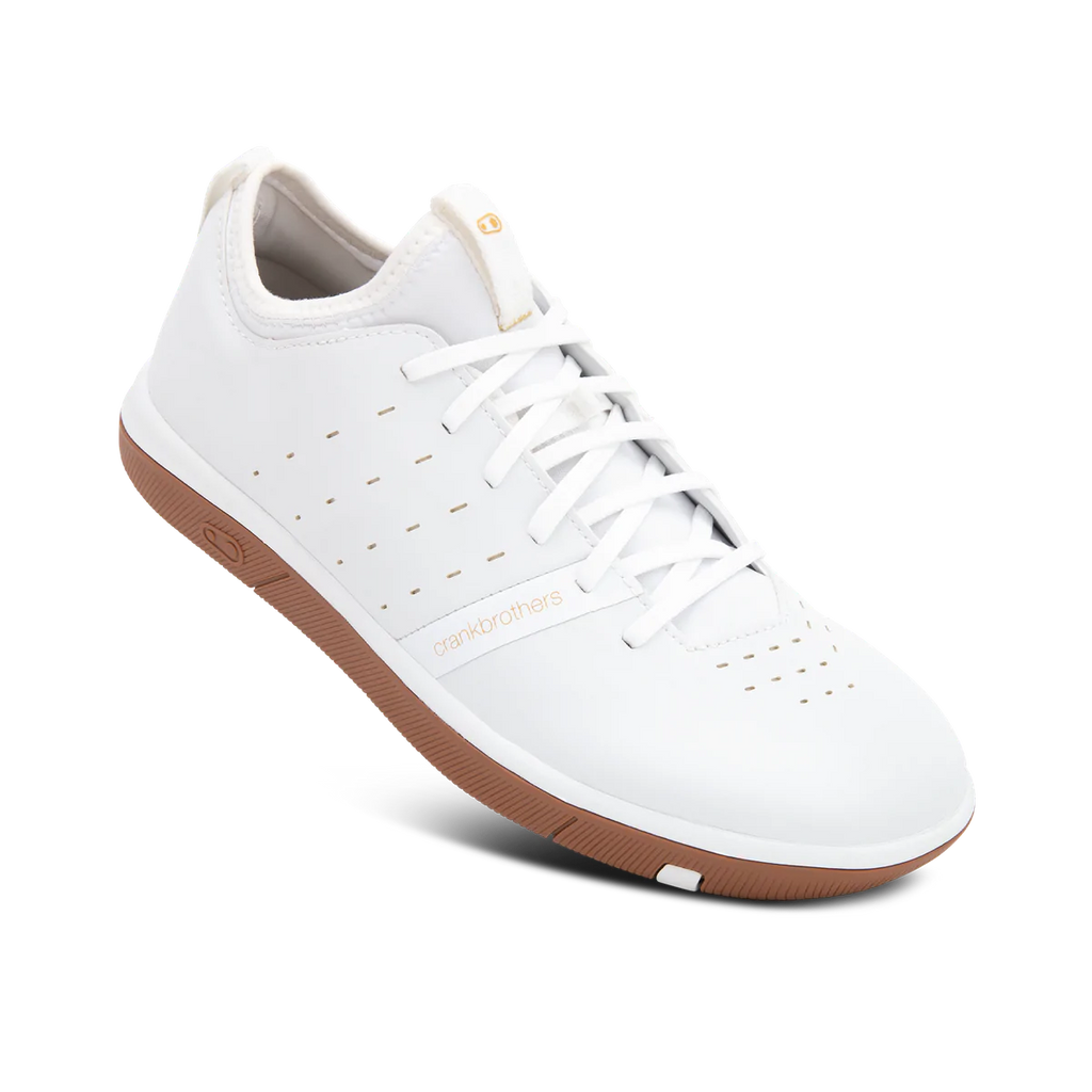 Crank Brothers Stamp Street Fabio Men's Flat Shoe - White/Gum