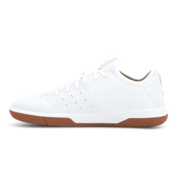 Crank Brothers Stamp Street Fabio Men's Flat Shoe - White/Gum - Flat Shoe - Stamp Street Fabio Shoe