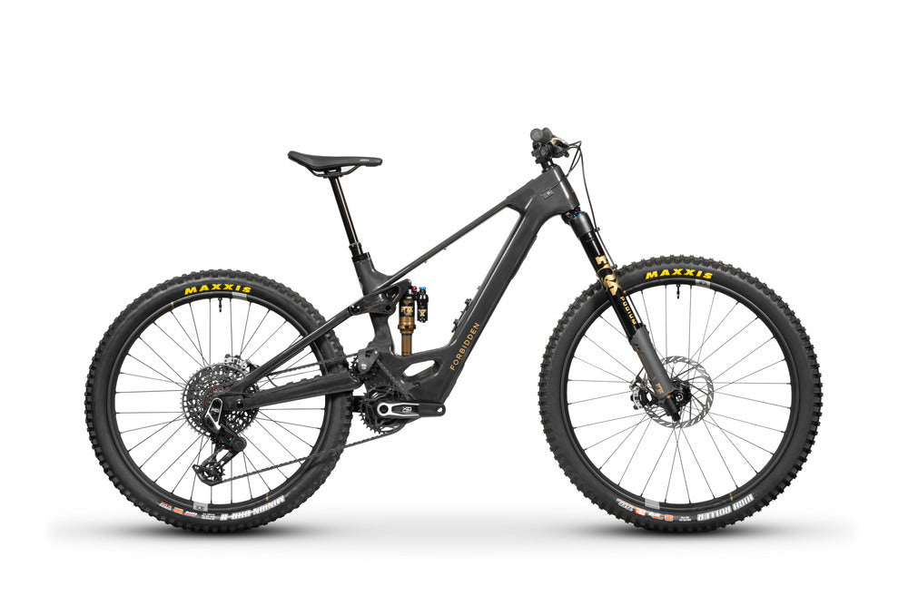 Forbidden Druid-E T1 Complete E-Bike, Sram X0 T-Type Build, Avinox MS2 w/ 600wh, Vitalogy Black - E-Mountain Bike - Druid-E