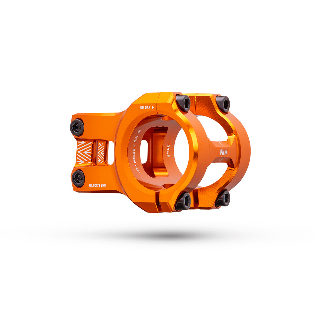 PNW Components Loam Stem, 35 Clamp, Blood Orange Stems Loam Stem