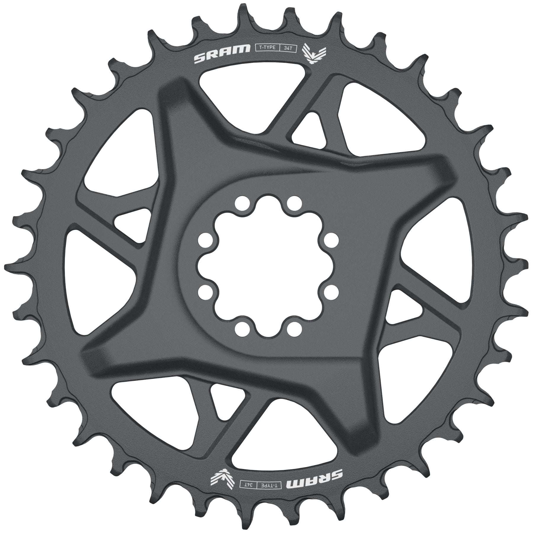 Sram GX T-Type Direct Mount Chainring, 30T, 3mm Offset, Dark Polar