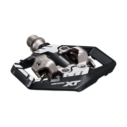 Shimano XT M8120 Deore Clipless SPD Pedals with Cleats, Black / Silver (SM-SH51) MPN: EPDM8120 Pedals XT Pedals