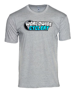 Worldwide Cyclery T-Shirt Heather Grey, XXL MPN: Wc-Tshirt-Grey-XXL T-Shirt WC