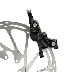 SRAM Level Silver Stealth Disc Brake Caliper Assembly - Front/Rear, Post Mount, 4-Piston, Black, C1 MPN: 11.5018.056.019 UPC: 710845891380 Disc Brake Calipers Level Stealth Series Disc Brake Calipers