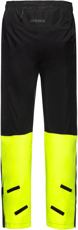 Gorewear Glidewheel Gore-Tex Pants - Black/Yellow, Men's, X-Large - Cycling Pants - Glidewheel Gore-Tex Pants - Men's