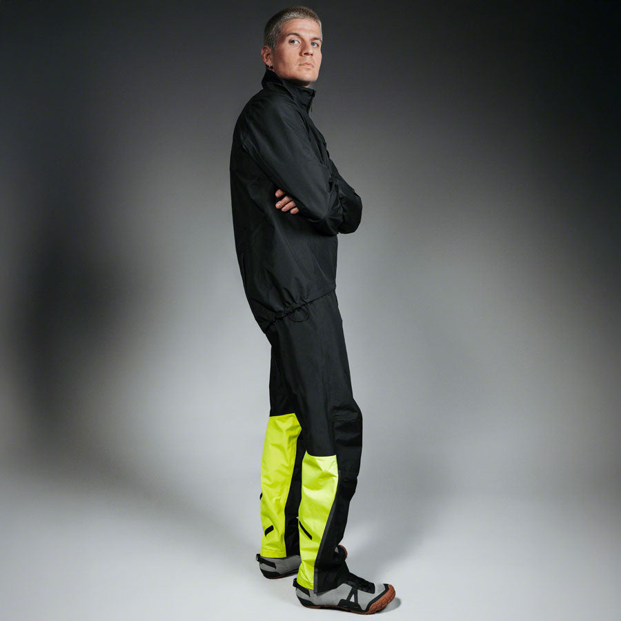 Gorewear Glidewheel Gore-Tex Pants - Black/Yellow, Men's, 2X-Large - Cycling Pants - Glidewheel Gore-Tex Pants - Men's