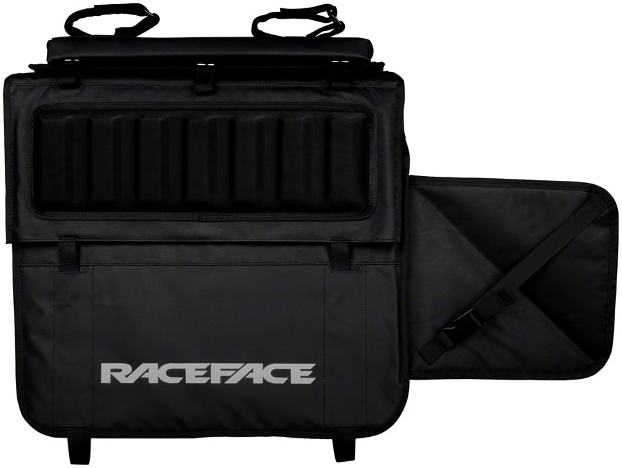 RaceFace T3 Tailgate Pad - Black, 2 Bike MPN: RFFBT3TAUBLA13 UPC: 821973489926 Tailgate Pad T3 Tailgate Pad
