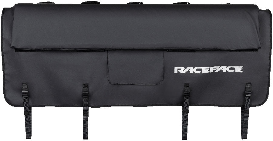 Race Face Stash Tailgate Pad - Black, Mid MPN: 2439-900 UPC: 821973525020 Tailgate Pad Stash Tailgate Pad