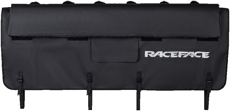 Race Face Stash Tailgate Pad - Black, Full MPN: 2440-900 UPC: 821973525037 Tailgate Pad Stash Tailgate Pad