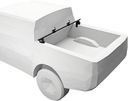 Thule Bed Rider Pro Fork Mount Truck Bed Rack - Compact MPN: 822101 UPC: 091021680227 Van/Truck Bed Rack Bed Rider Pro Fork Mount Truck Bed Rack
