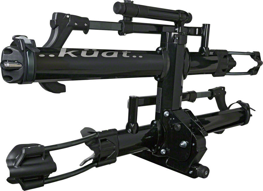 Kuat NV 2.0 Hitch Bike Rack - 2-Bike, 1-1/4" Receiver - Black Metallic/Gray Anodize MPN: NV12B UPC: 896581002676 Hitch Bike Rack NV 2.0 Hitch Bike Rack