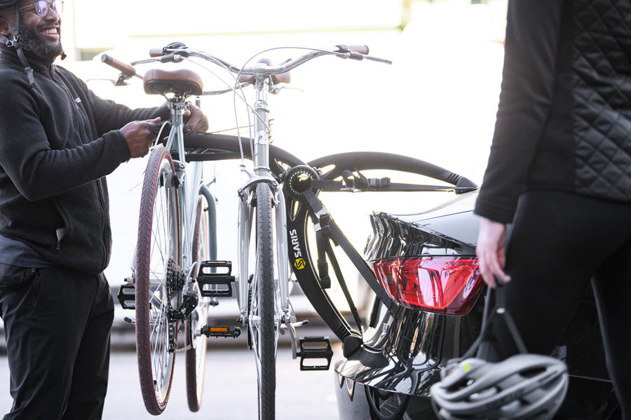 Saris Bones Trunk Rack: 2-Bike Black Made in USA