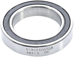 Enduro 61803 LLU/LLB Radial Bearing - ABEC-5, CN Clearance, 17mm x 26mm x 5mm MPN: BB 61803 LLU/LLB A5-BAG UPC: 810191010326 Cartridge Bearing ABEC 5 Cartridge Bearing