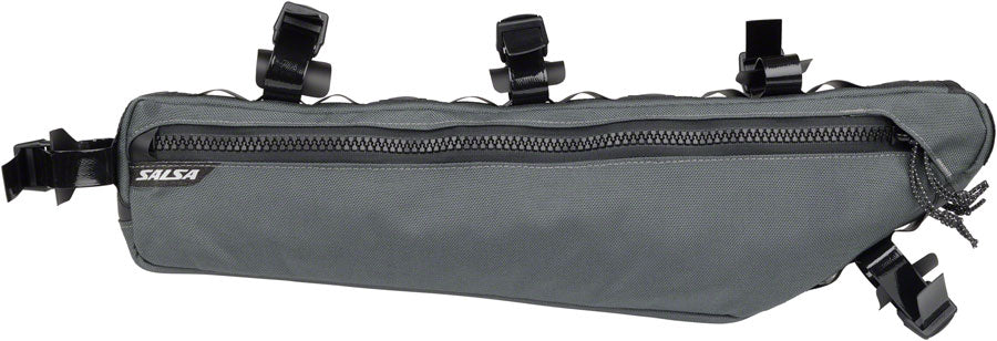 Salsa EXP Series Cholla Half-Frame Bag - Size 1, Gray MPN: 06-003531 UPC: 657993432150 Frame Pack EXP Series Cholla Half-Frame Bag