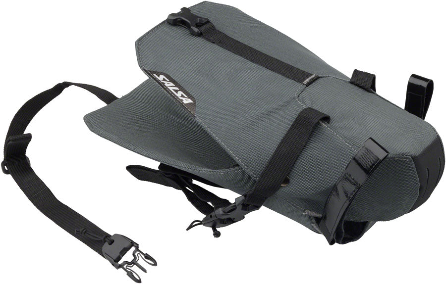 Salsa EXP Series Saguaro Seat Bag - Large, Gray - Seat Bag - EXP Series Saguaro Seat Bag