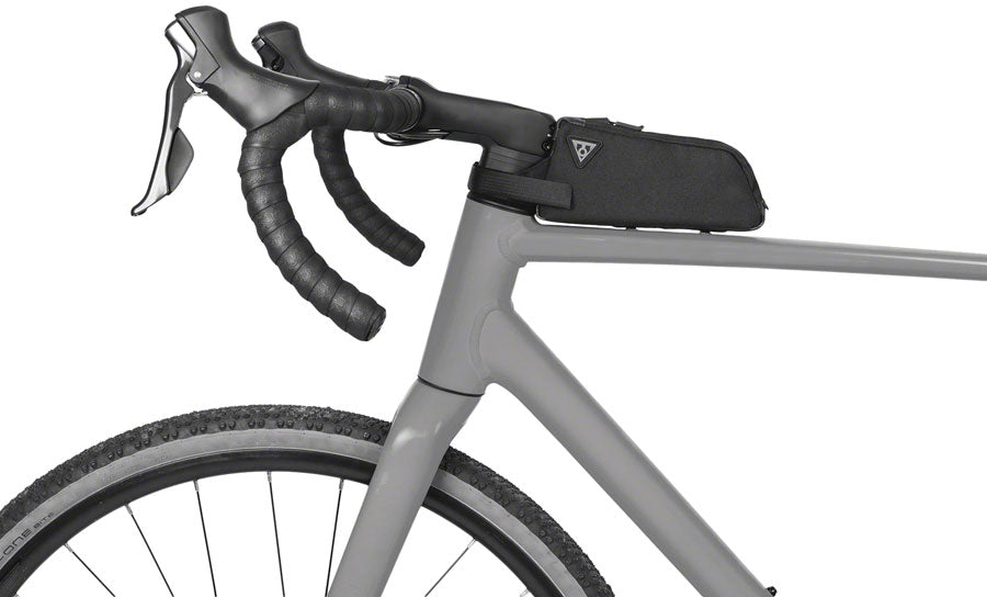 Topeak Fastfuel Top Tube Bag - Bolt-On, Black Top Tube/ Stem Bag