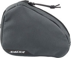 Salsa EXP-R Series Cattail Rear Top Tube Bag - Gray MPN: 06-003766 UPC: 657993450567 Top Tube/ Stem Bag EXP-R Series Cattail Rear Top Tube Bag