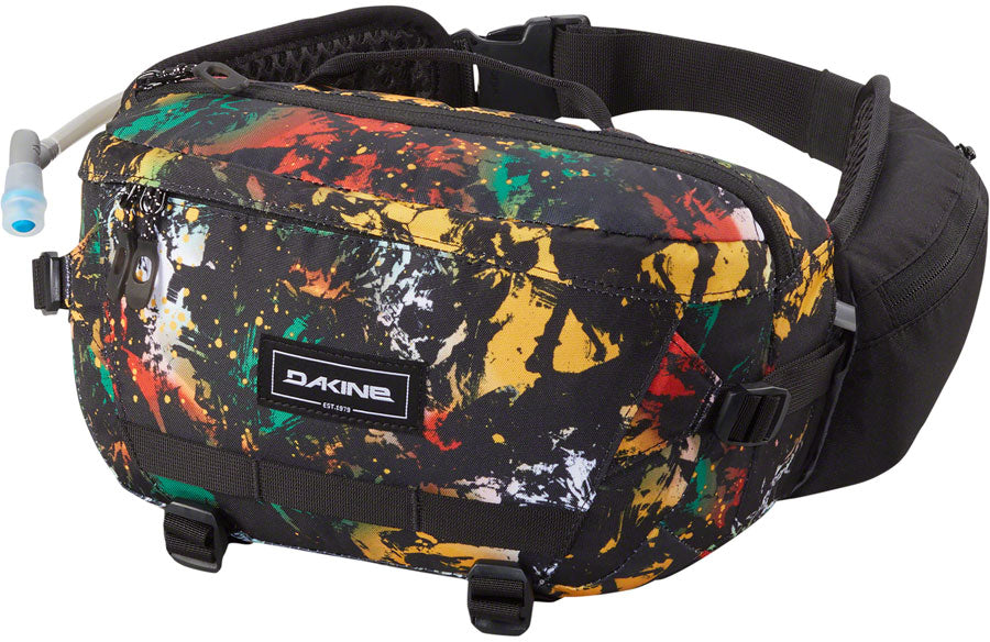 Dakine Hot Laps Waist Pack - 5L/70oz Reservoir, One Love MPN: D.100.5590.966.OS UPC: 194626520506 Lumbar/Fanny Pack Hot Laps Waist Pack