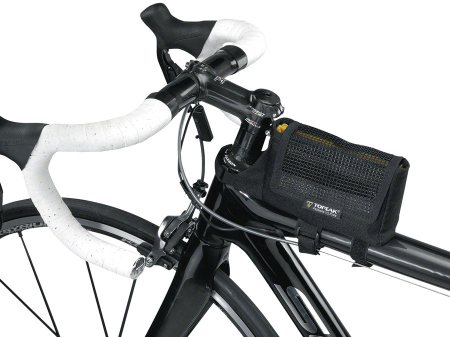bike bag rain cover Topeak Top Tube TriBag, Large, Black