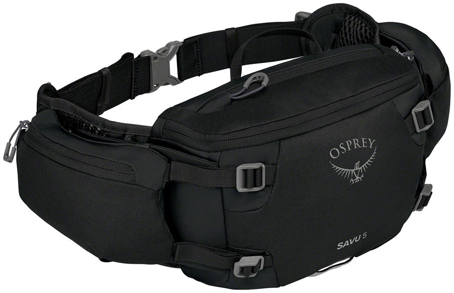 Osprey Savu 5 Lumbar Pack - One Size, Black Lumbar/Fanny Pack