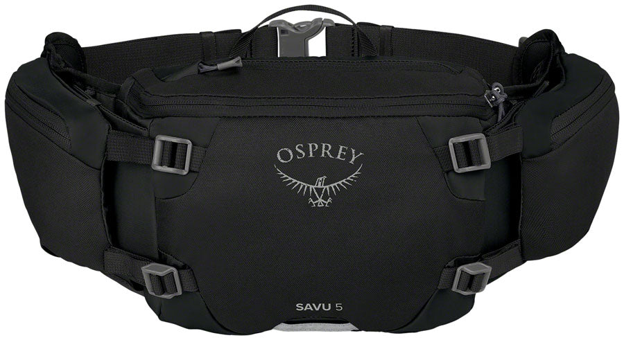 Osprey SAVU 5 ボディバッグ ブラック Osprey Savu 5 Lumbar Pack - One Size, Black Lumbar/Fanny Pack