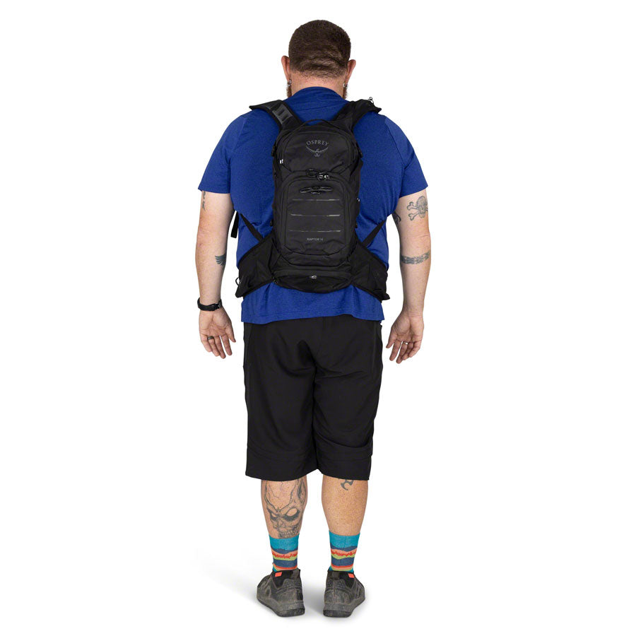 Osprey Raptor 14 EF Hydration Pack - Black MPN: 10006640 UPC: 843820198836 Hydration Packs Raptor Hydration Pack
