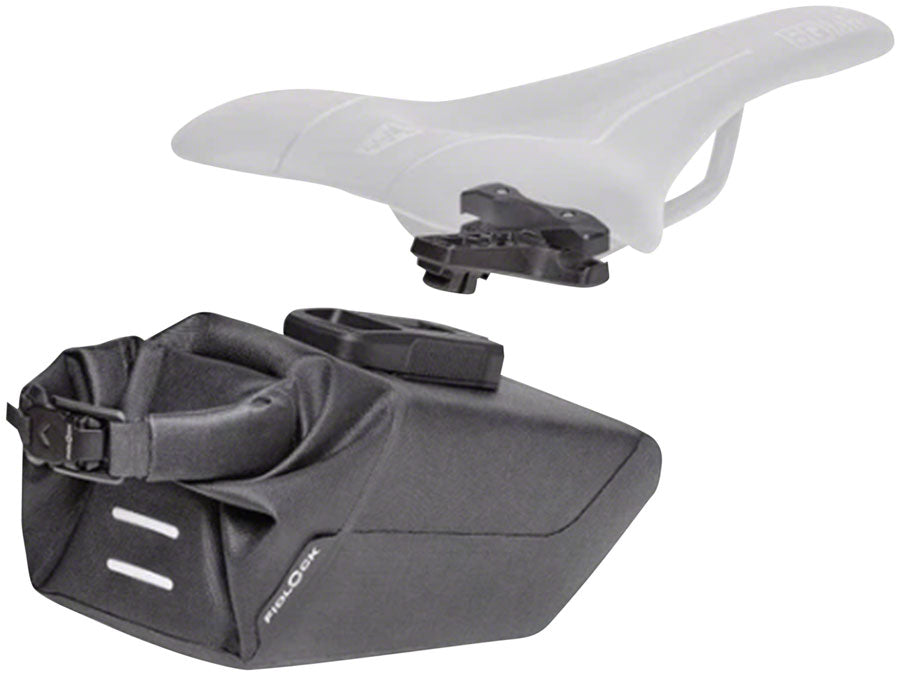 Fidlock Pinclip Saddle Bag and Base - Medium, Black